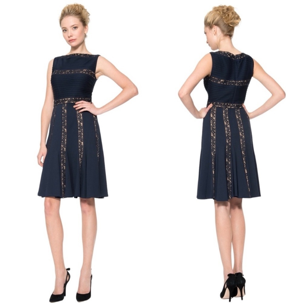 Tadashi Shoji Lace Panel Dress - Picture 2 of 8